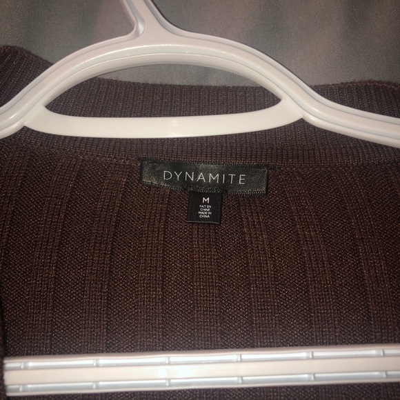 Brown Buttoned Long Sleeve Top - Picture 3 of 3